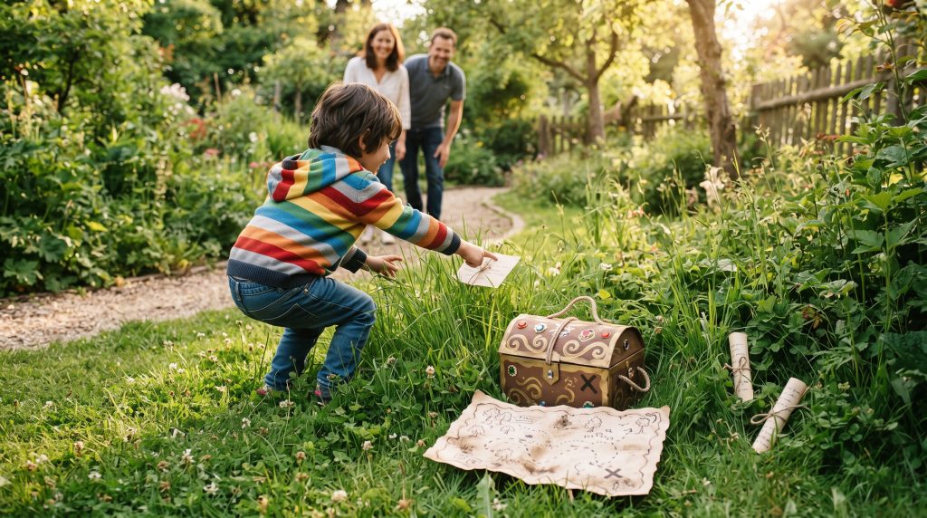 Chasse au trésor créative à faire soi-même pour les enfants