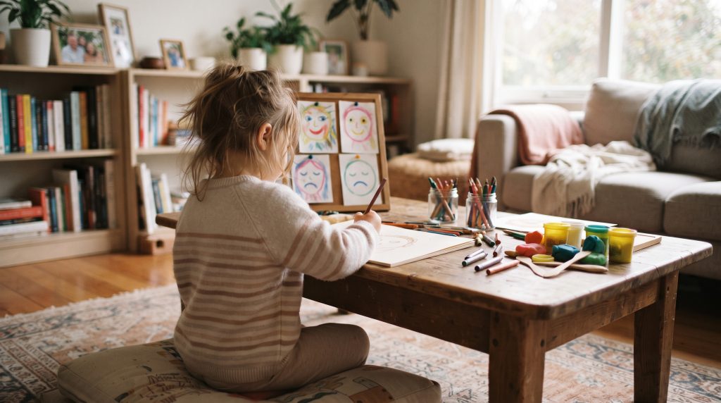 L’art-thérapie pour les enfants : comprendre et pratiquer à la maison