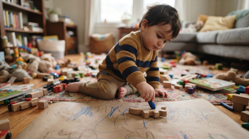 Activité de traçage de formes pour les tout-petits