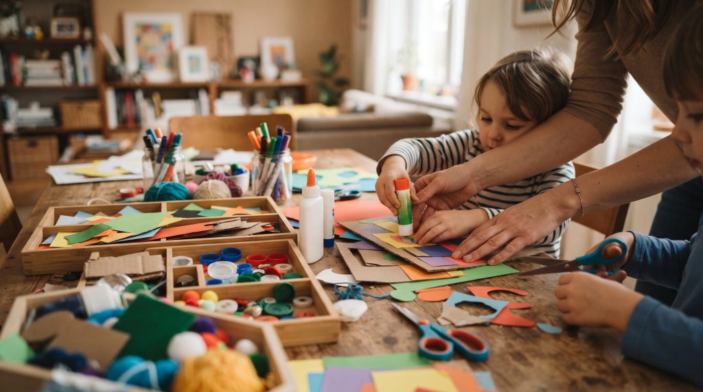 Bricoler avec les enfants : conseils et matériel pour débuter