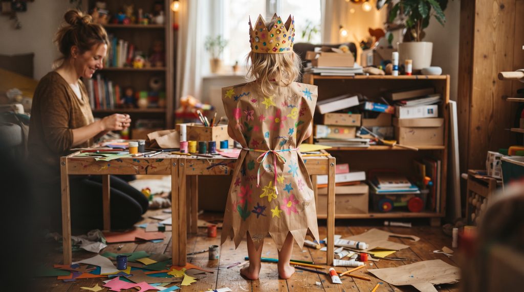 Princesses débrouillardes : costume en sac en papier et histoire à rejouer