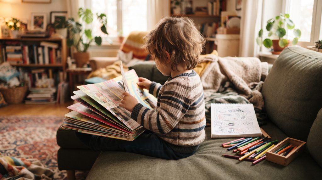 Livres d’images sans paroles : raconter une histoire avec les enfants