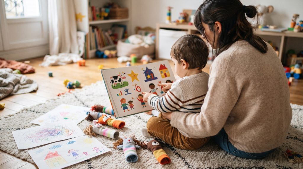 Comptines illustrées : lire, chanter et créer avec les tout-petits