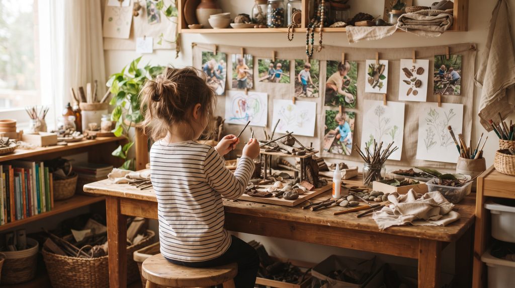 L’approche Reggio à la maison : art et apprentissage par projets