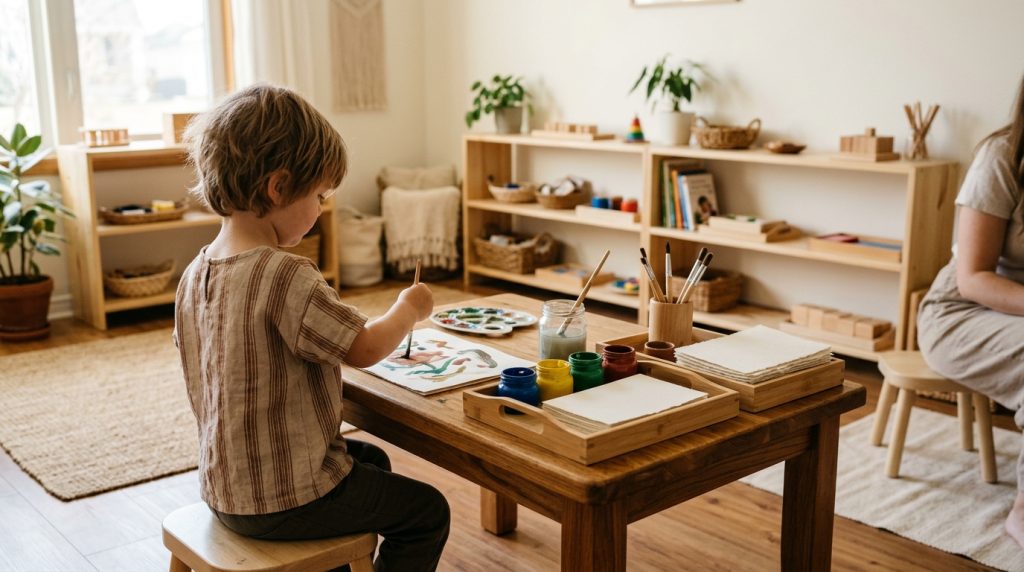 L&rsquo;art selon l&rsquo;approche Montessori à la maison