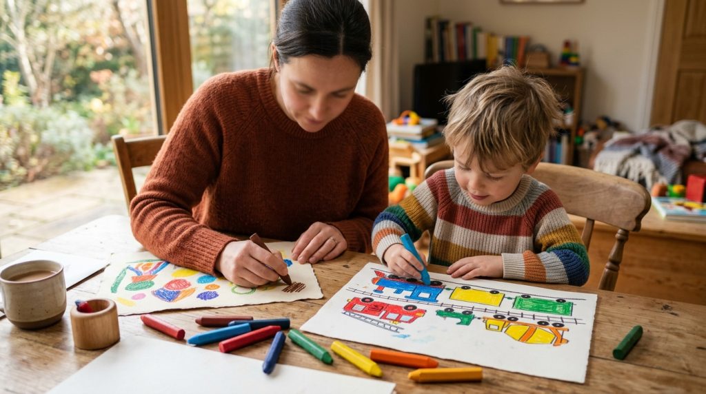 Que faire quand votre enfant vous demande de dessiner à sa place ?