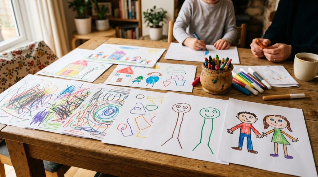 Les étapes du développement du dessin chez l’enfant