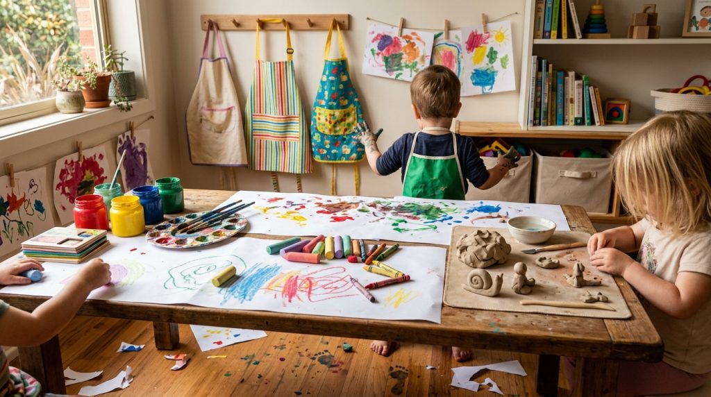 10 règles pour enseigner les arts créatifs aux tout-petits