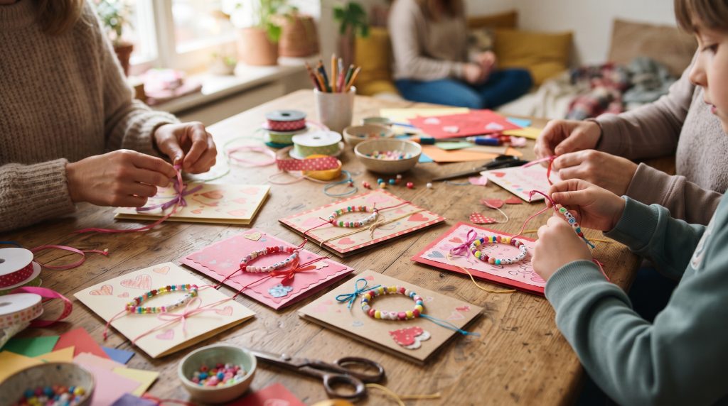 Comment faire des cartes de Saint-Valentin en bracelets d’amitié