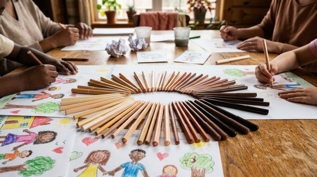 Fournitures artistiques inclusives : bien choisir pour célébrer la diversité