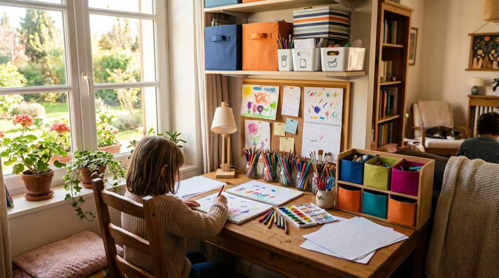 7 étapes pour installer un coin devoirs efficace pour les enfants à la maison